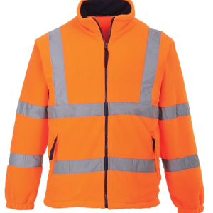 Hi Vis Mesh Lined Rail Spec Fleece