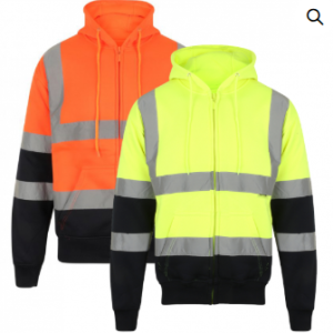Kapton Hi Vis Visibility Two Tone Hooded Sweatshirt