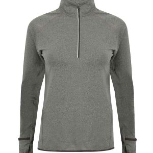 Tombo Women's Long Sleeved 1/4 Zip Top
