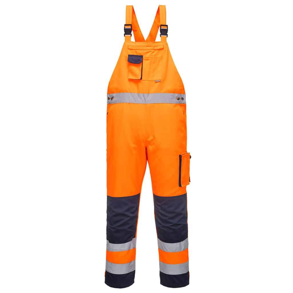 Portwest Texo Hi Vis Rail Spec Bib & Brace - TX52