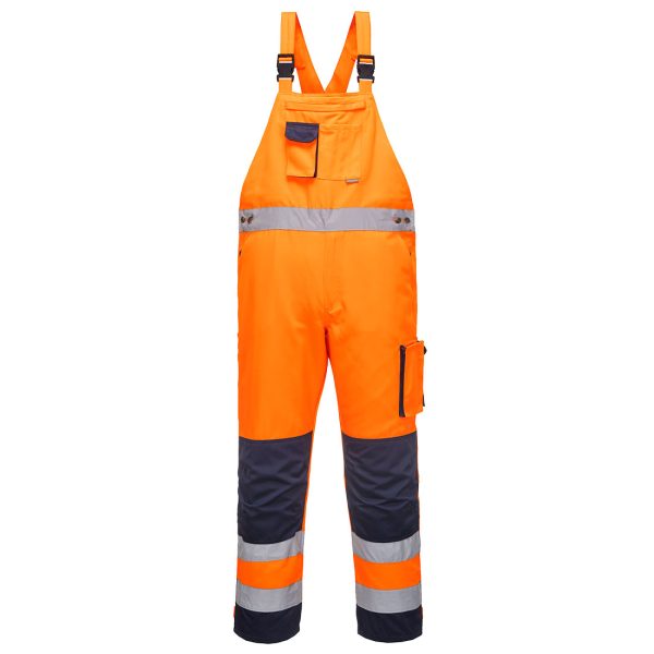 Portwest Texo Hi Vis Rail Spec Bib & Brace - TX52