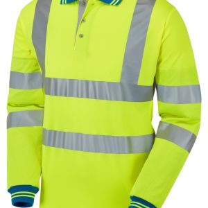 Pulsar Hi Vis Long Sleeved Polo Shirt (P458)