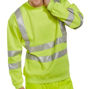 Hi Vis Yellow Sweatshirt