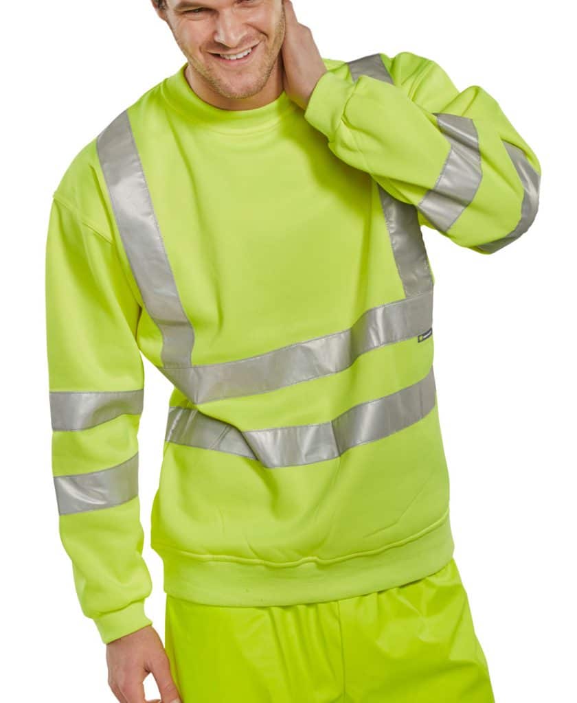 Hi Vis Yellow Sweatshirt