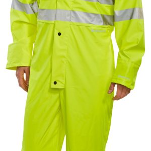Hi Vis Super B-Dri Breathable Coverall