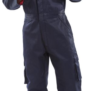 Quilted Navy Coverall