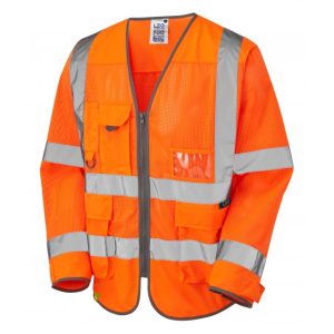 Leo Burrington Ecoviz Mesh Sleeved Superior Waistcoat