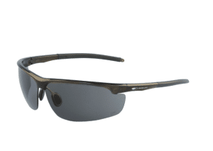 JSP Leone Spectacle Light Brown Frame, Smoke Lens AS/AF Coating KN UV400