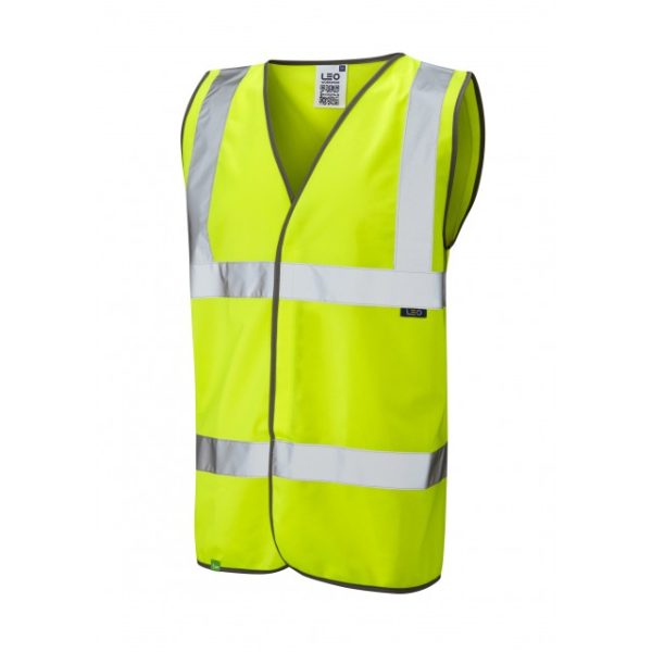 LEO Tarka Class 2 Hi Vis Yellow Waiscoat
