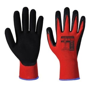 A641 Red/Black PU Coated Glove (Pack 12)