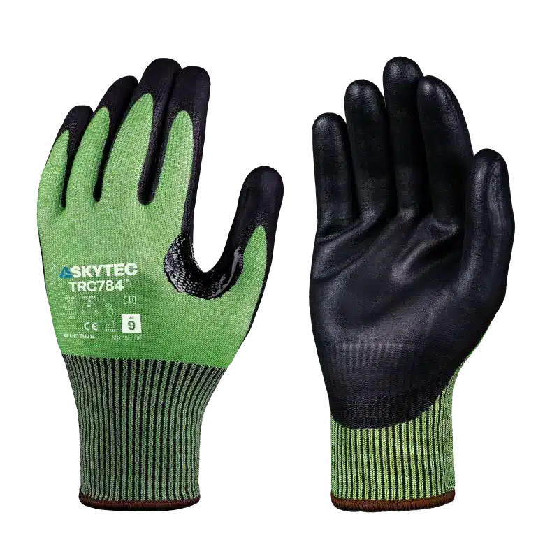 Skytec TRC784 Cut F 18G Ultra Lightweight, Extreme Cut / Nitrile Foam Gloves (Pack of 10)