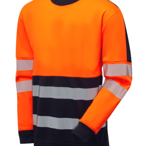 Supertouch Essentials Hi-Vis Eco CottonCool 2-Tone Sweatshirt