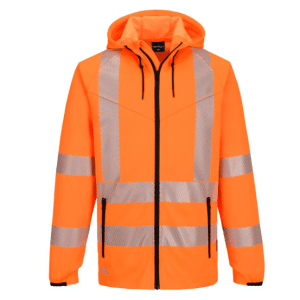 PORTWEST KX3 Sport Hi-Vis Zipped Hoodie