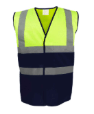 YOKO Hi Vis Two Tone Waistcoat (YK111) HVW122