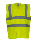 YOKO Hi Vis 2 Band and Braces Waistcoat (YK102) HVW100
