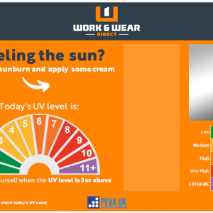 PEVA UV50 Sun Board with Mirror and 1L Dispenser 5858x410mm