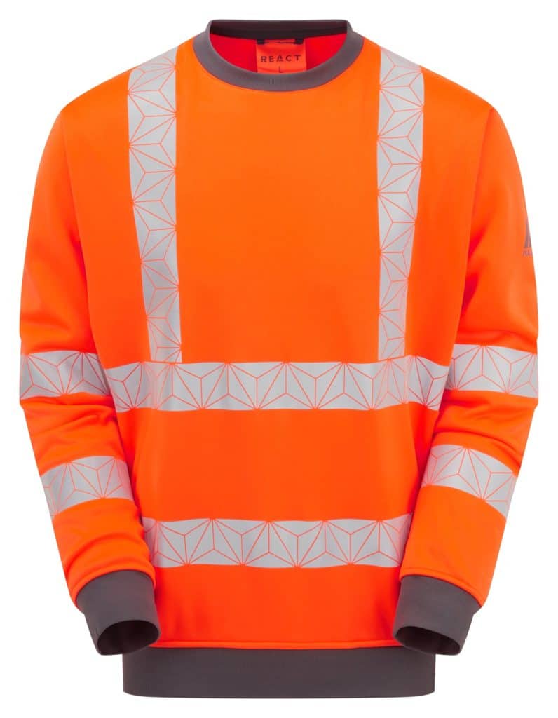 Pulsar REACT RCT805 Hi Vis Quarter Zip Sweatshirt