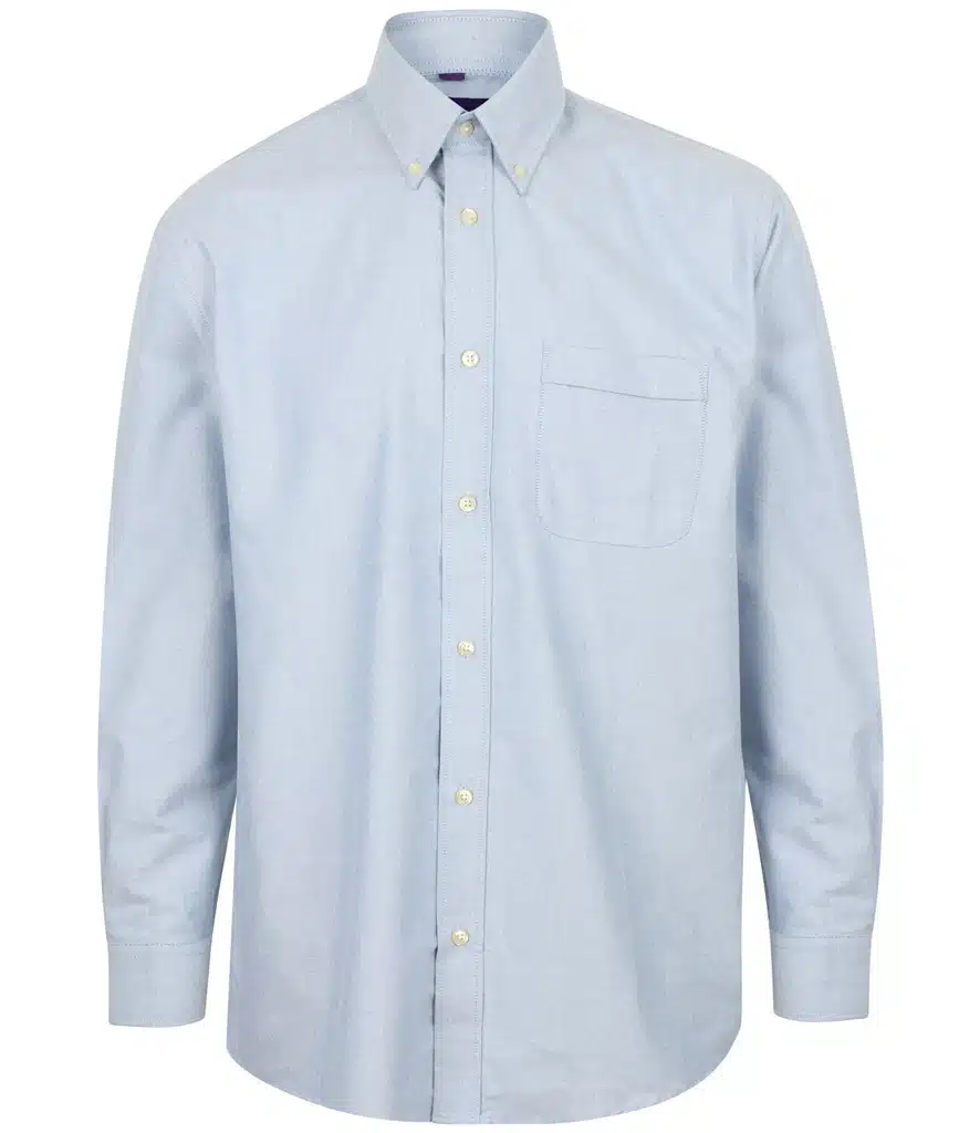 Henbury H510 Henbury Long Sleeve Oxford Shirt