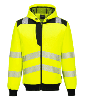 PW327 - PW3 Hi-Vis Zip Hoodie