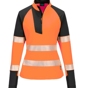 Portwest T173 Hi Vis Women's 1/4 Zip Sweatshirt