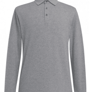 Brook Taverner Frederick Premium Cotton L/S Polo Shirt White