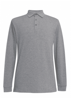 Brook Taverner Frederick Premium Cotton L/S Polo Shirt White
