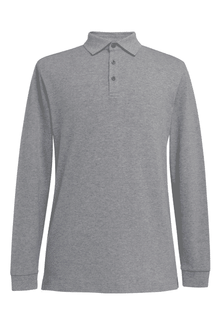 Brook Taverner Frederick Premium Cotton L/S Polo Shirt White