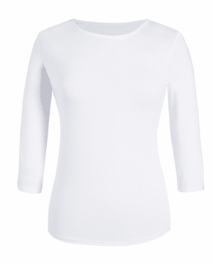 Brook Taverner Mira Ladies White Stretch Top