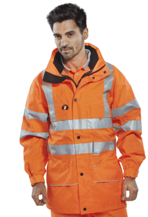 Carnoustie Hi Vis Orange Waterproof Jacket