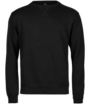 Tee Jays T5504 Ribbed Interlock Crew Neck Sweatshirt