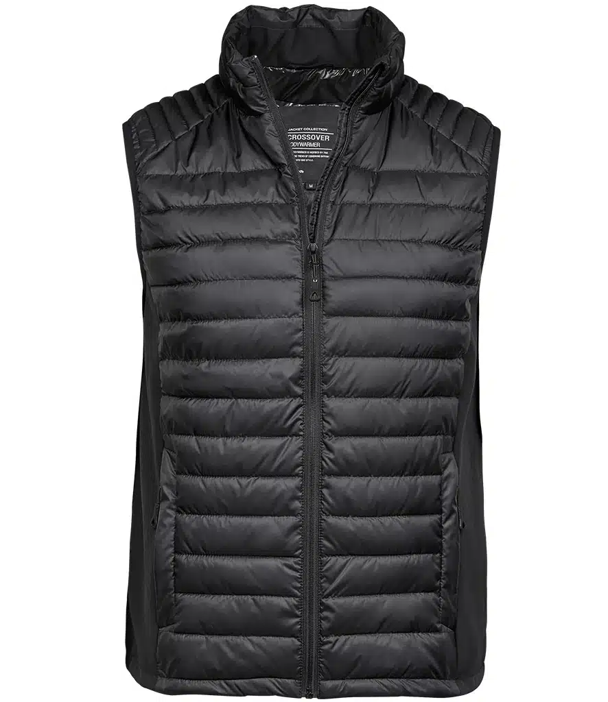 Tee Jays T9624 Black Crossover Padded Bodywarmer