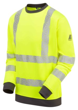 Pulsar REACT RCT804 Hi Vis Quarter Zip Sweatshirt