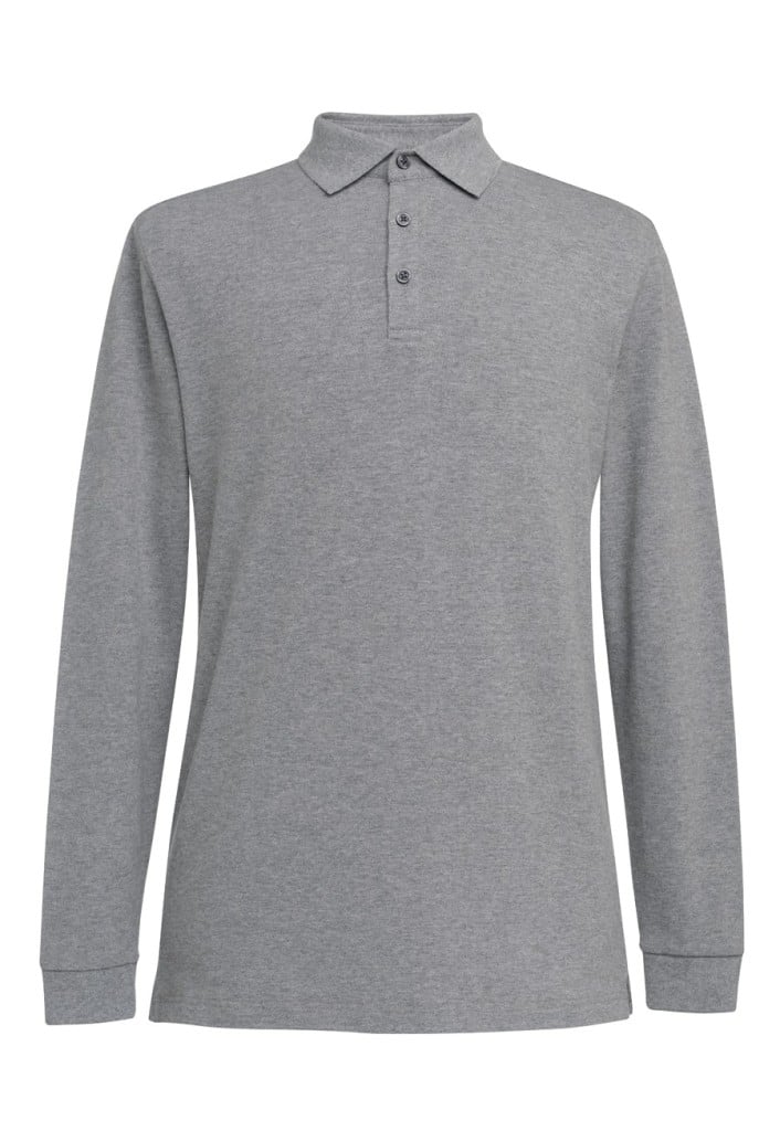 Brook Taverner Frederick Premium Cotton L/S Polo Shirt White