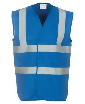 YOKO Hi Vis 2 Band and Braces Waistcoat (YK102) HVW100