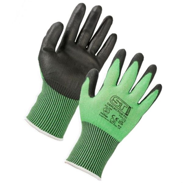 Deflector PD Green Cut Level D PU Gloves