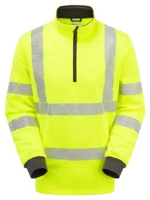 Pulsar REACT RCT804 Hi Vis Quarter Zip Sweatshirt